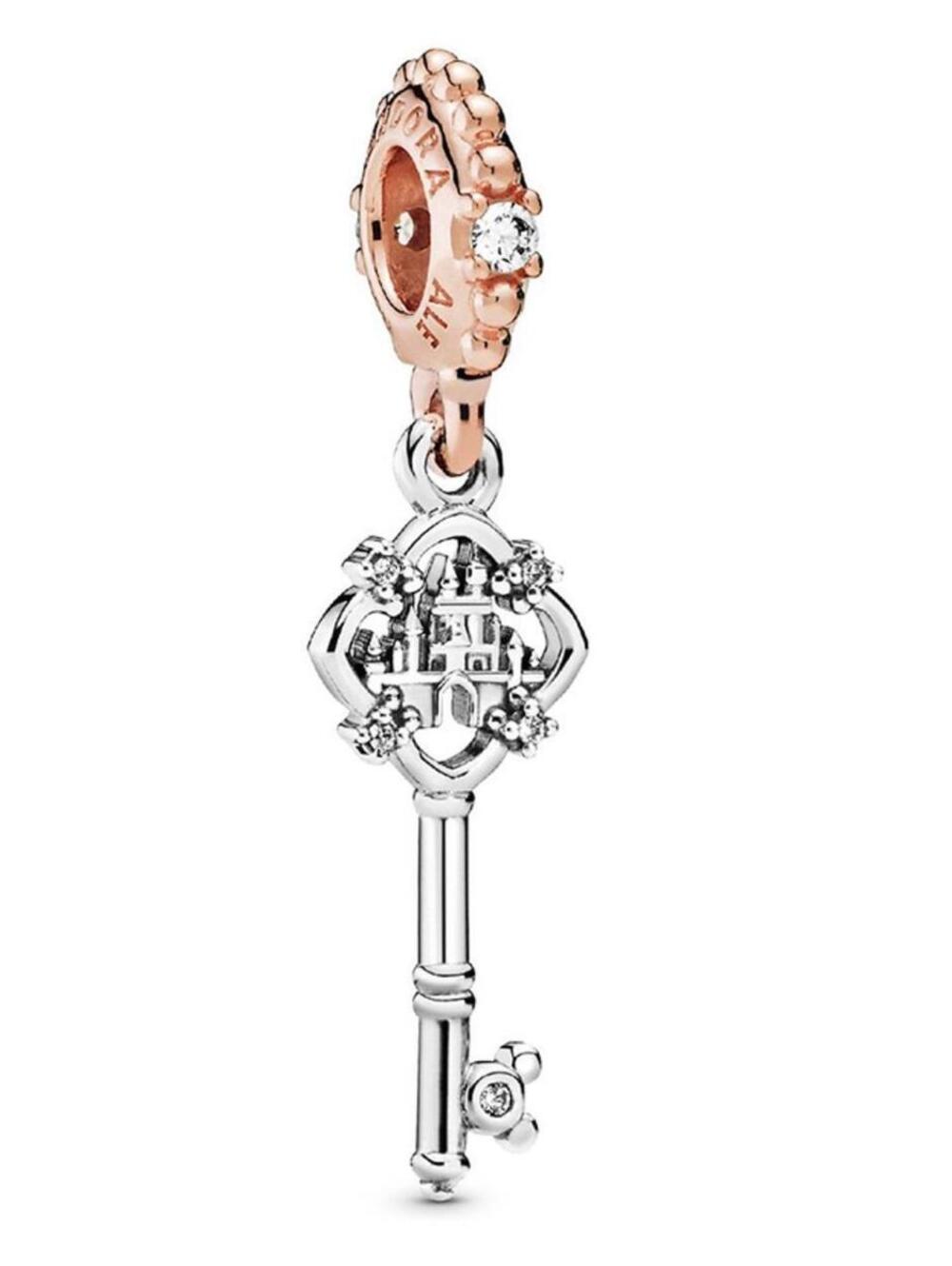 New Authentic Pandora x Disney Parks Fantasyland Castle Key Charm